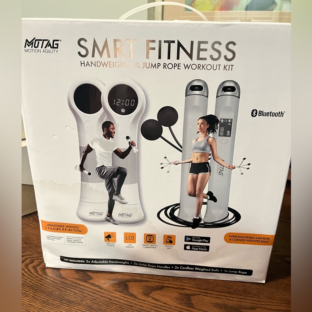 Mutag SMRT FITNESS - Handweights and Jump Rope Workout Kit